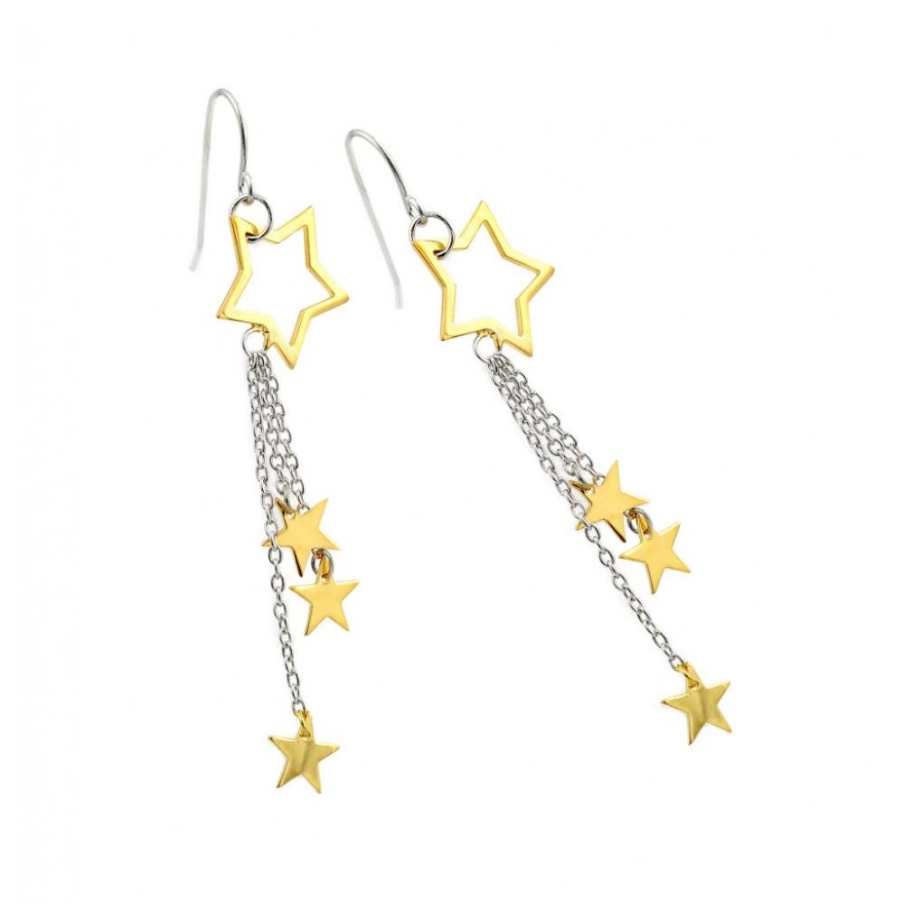 New sterling sliver gold earrings